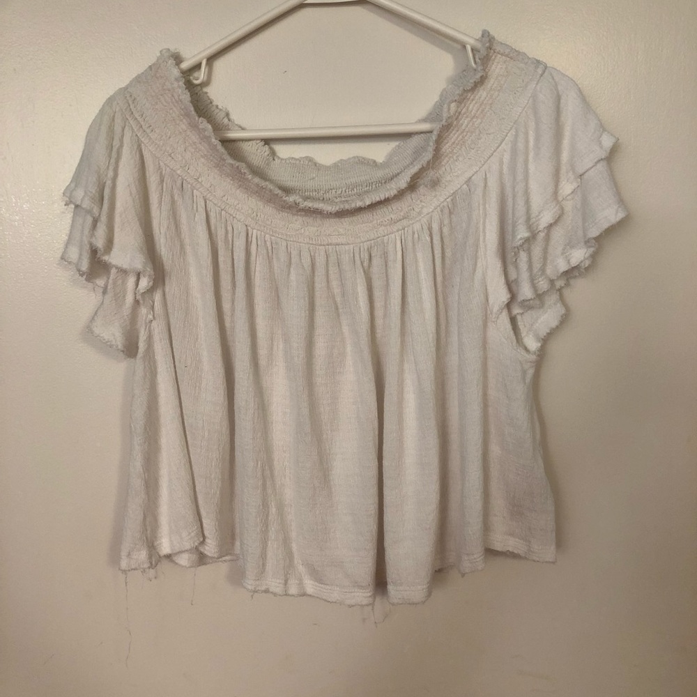 Off the shoulder free people shirt